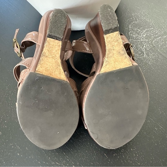 Steve Madden Wedges Taupe Size 7 - Picture 9 of 11